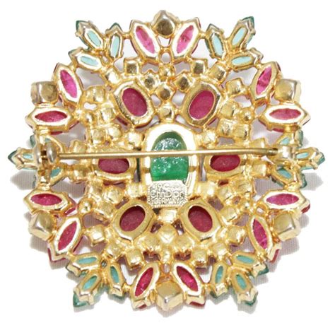 dior broach|vintage christian dior brooches.